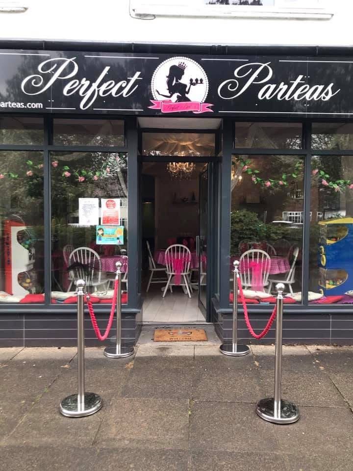 Perfect Parteas storefront on Rydal Crescent, Walkden — children's party venue in Manchester