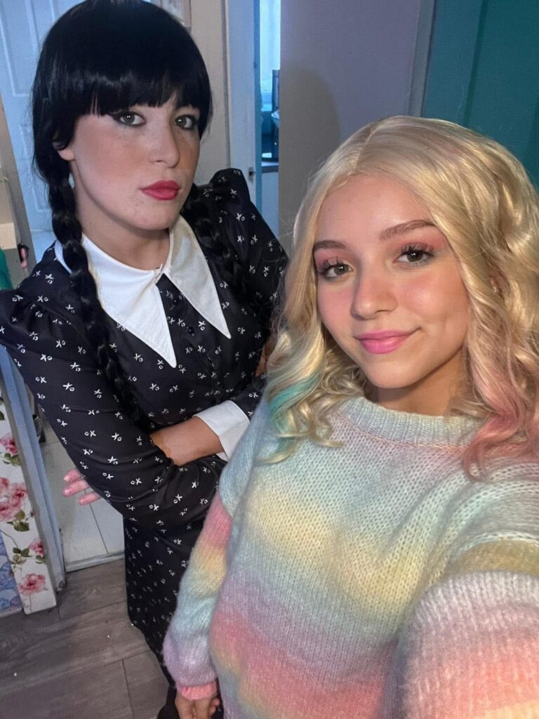 Wednesday Addams Themed Party at Perfect Parteas, Manchester